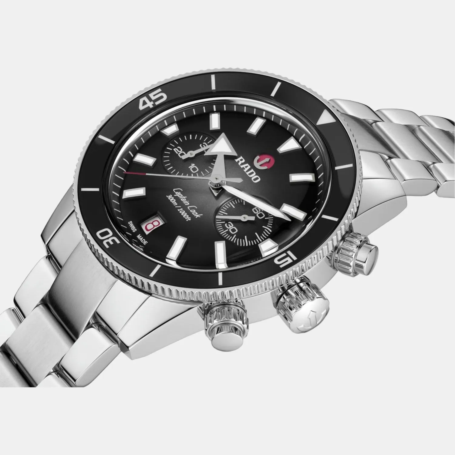 Captain Cook Men Chronograph Stainless Steel Automatic Watch R32145158