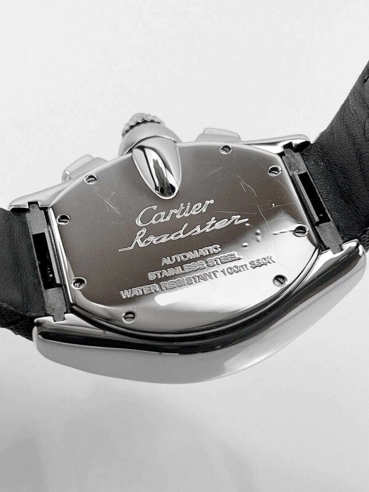 Cartier Roadster Chronograph Automatic 43mm Silver Dial 2618 Mens Watch