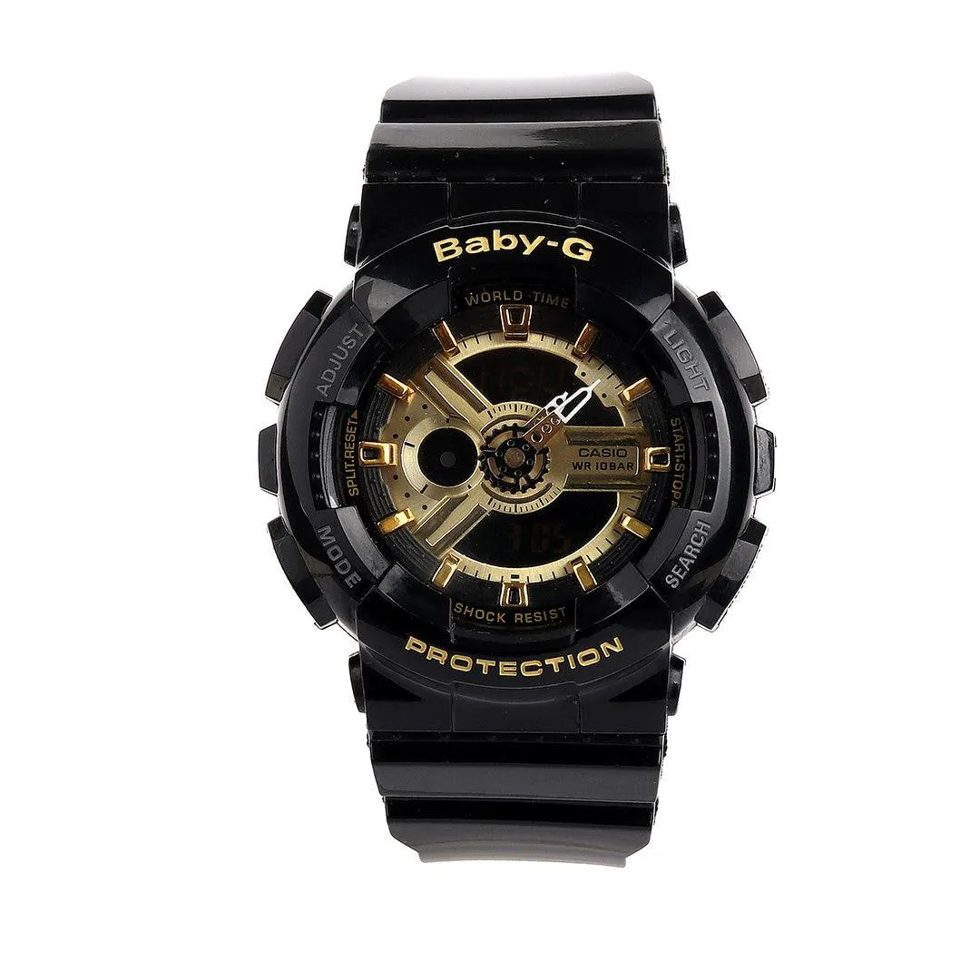 Casio Baby-G Women's Black Resin Strap Watch BA-110-1A