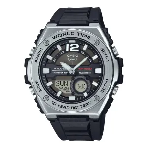Casio Black Resin Strap Black Dial Quartz Watch for Gents - MWQ-100-1AVDF