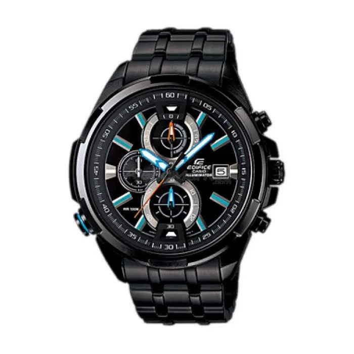 Casio Edifice Neon Illuminator Men's Chronograph Sport Watch EFR-536BK-1A2V
