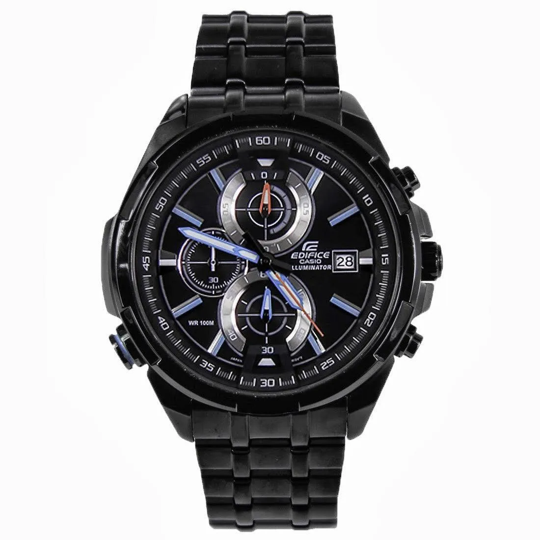 Casio Edifice Neon Illuminator Men's Chronograph Sport Watch EFR-536BK-1A2V