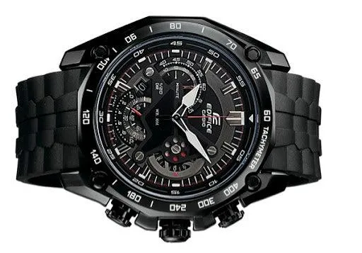 Casio EF-550PB-1AV Tachymeter Rubber Chronograph Sports Watch