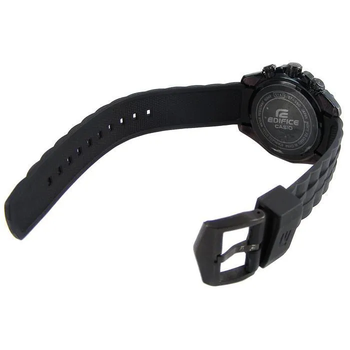 Casio EF-550PB-1AV Tachymeter Rubber Chronograph Sports Watch