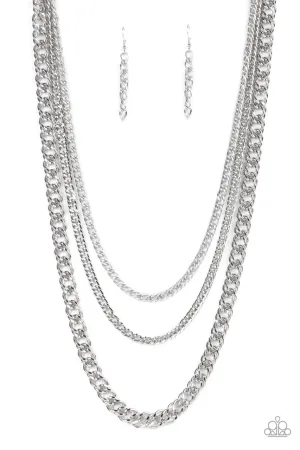 Chain of Champions Silver Paparazzi Necklace