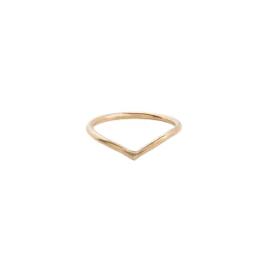 Chevron Ring in 14k Gold