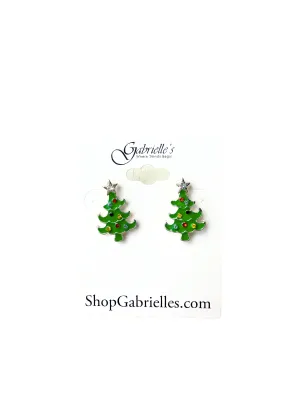 Christmas Tree Stud Earrings