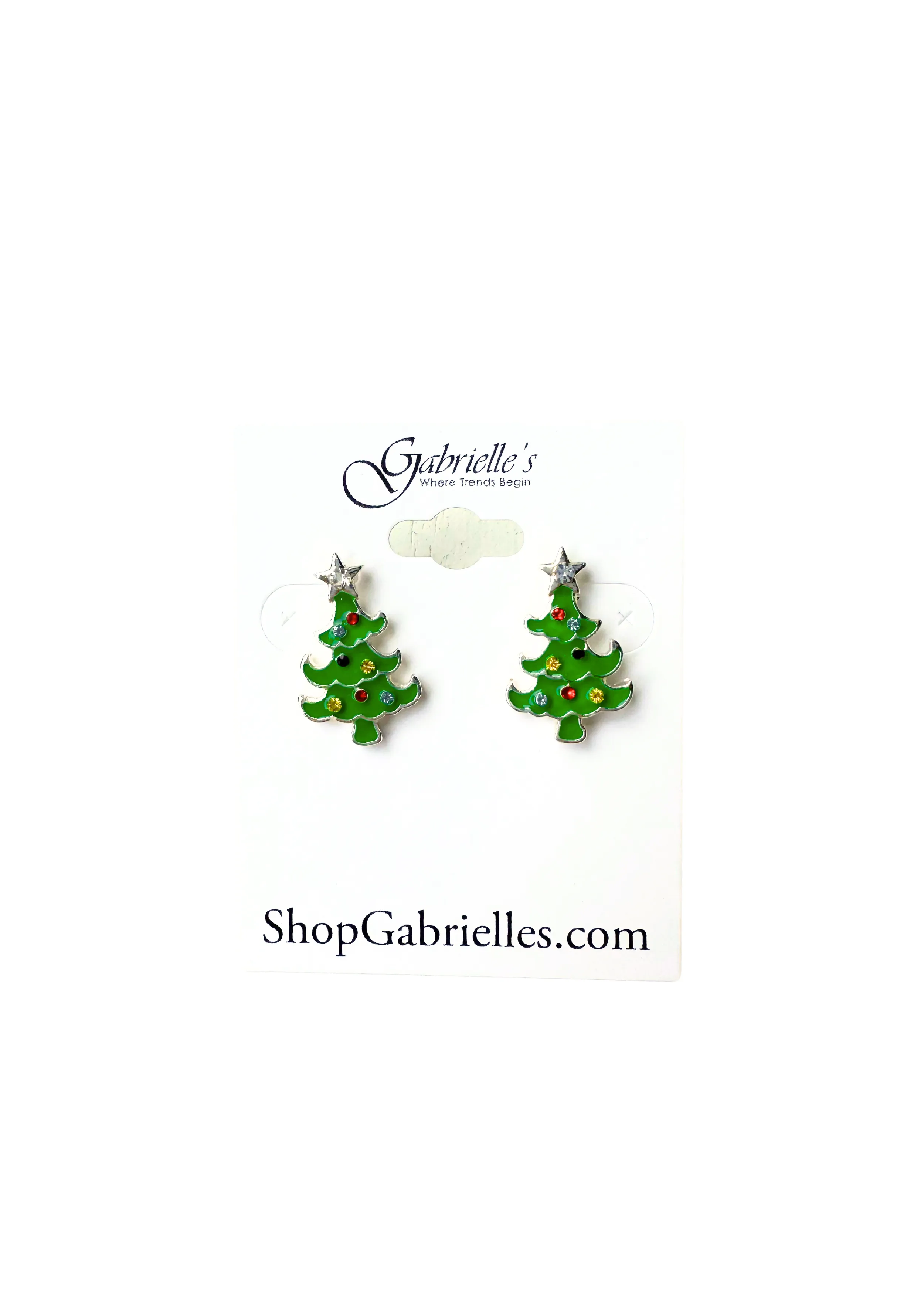 Christmas Tree Stud Earrings