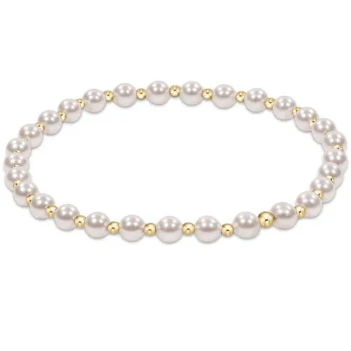 Classic Grateful Pattern 4mm Pearl