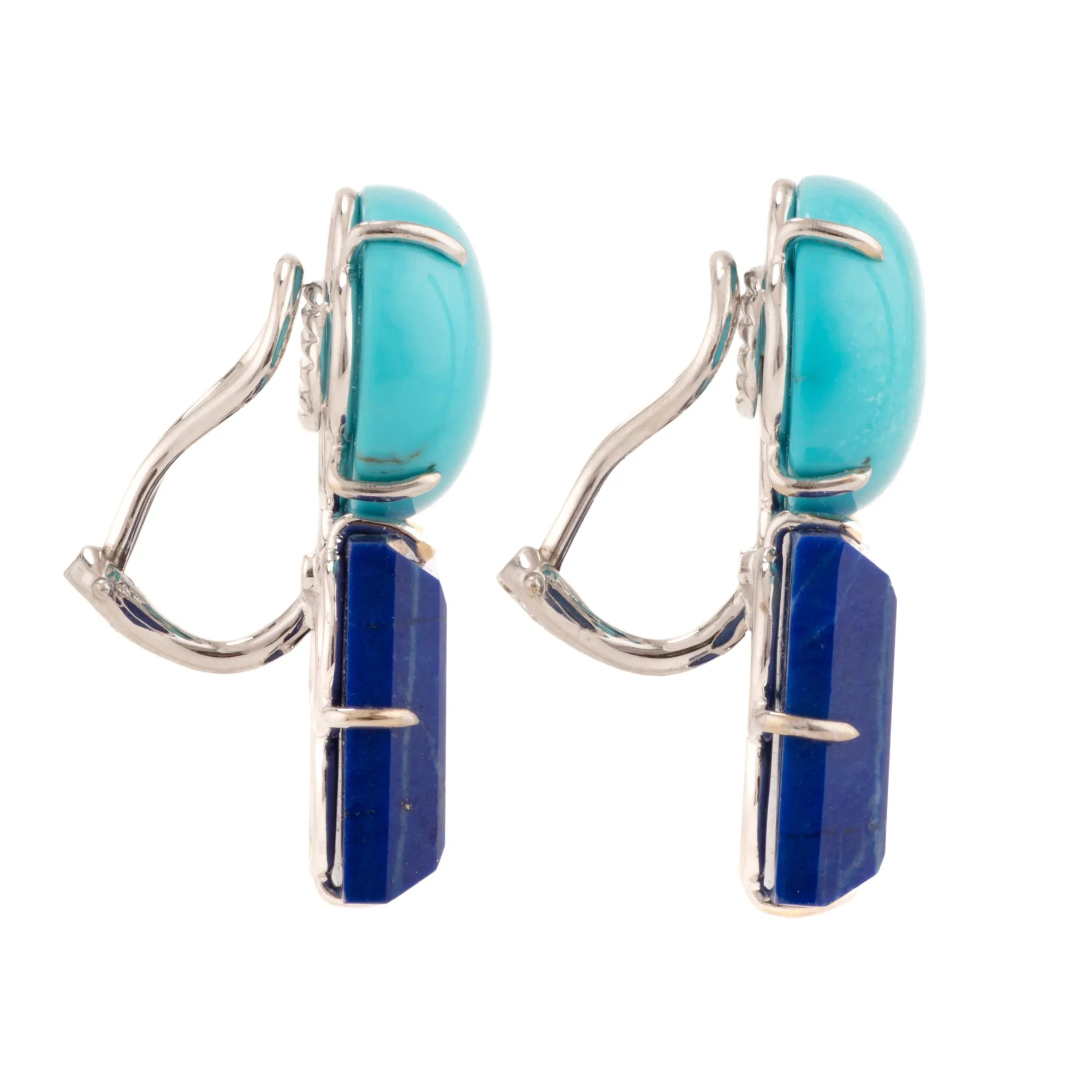 Classic ii lapis earrings