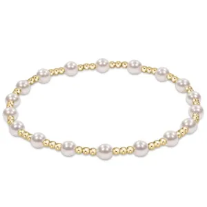 Classic Sincerity 4mm Bracelet-Pearl