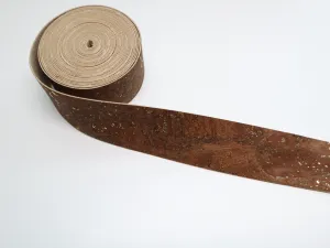 Cork Ribbon By the Yard  - Golden Chestnut