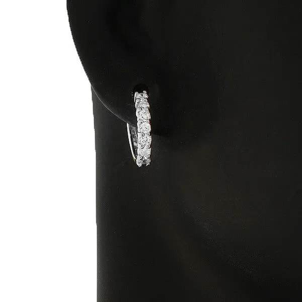 Crystal Ice Hoops