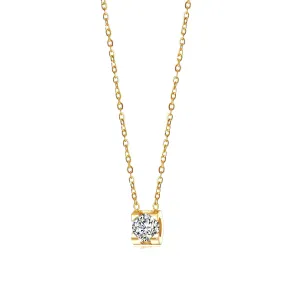 Cubic Zirconia Pendant Necklace
