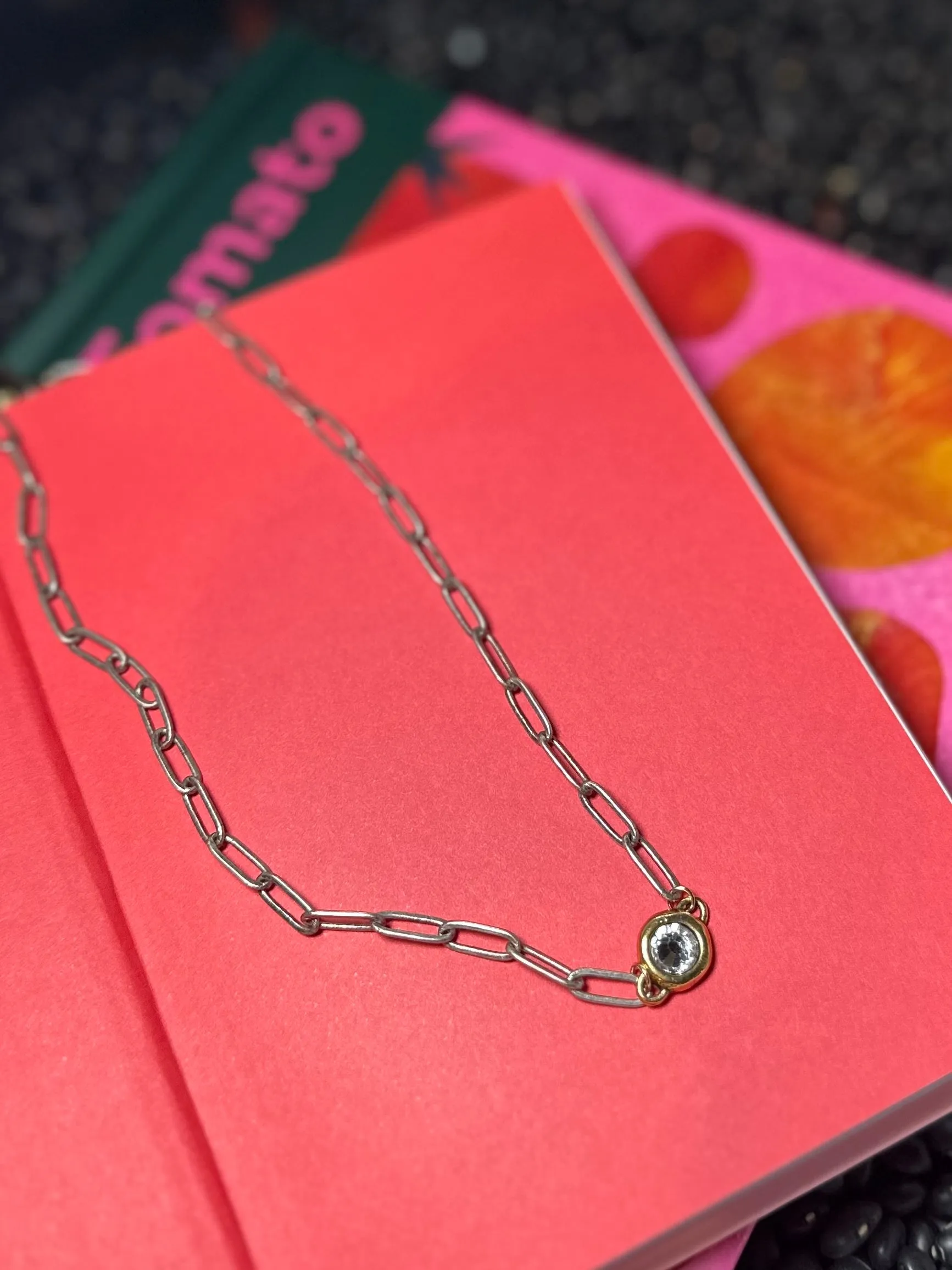 Dainty Crystal Link Necklaces