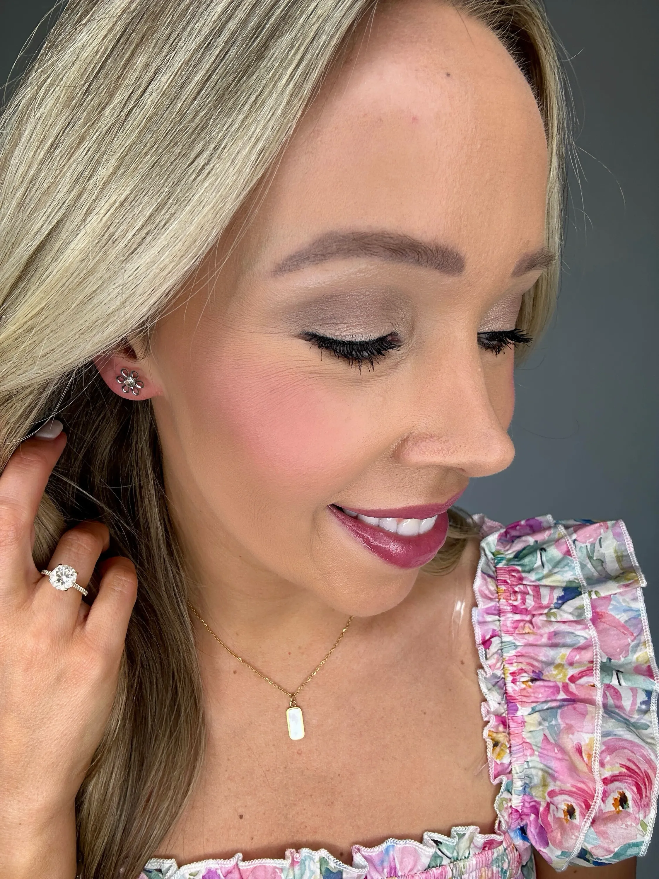 Daisy Stud Earrings - Silver