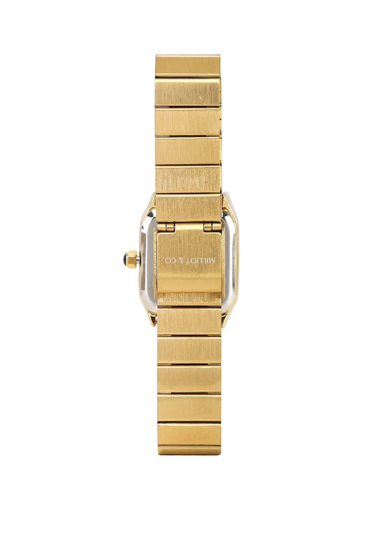 Dana Gold Stainless Steel Analog Watch (Gold)