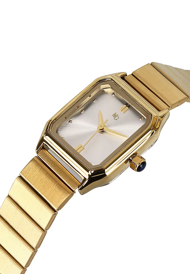 Dana Gold Stainless Steel Analog Watch (Gold)