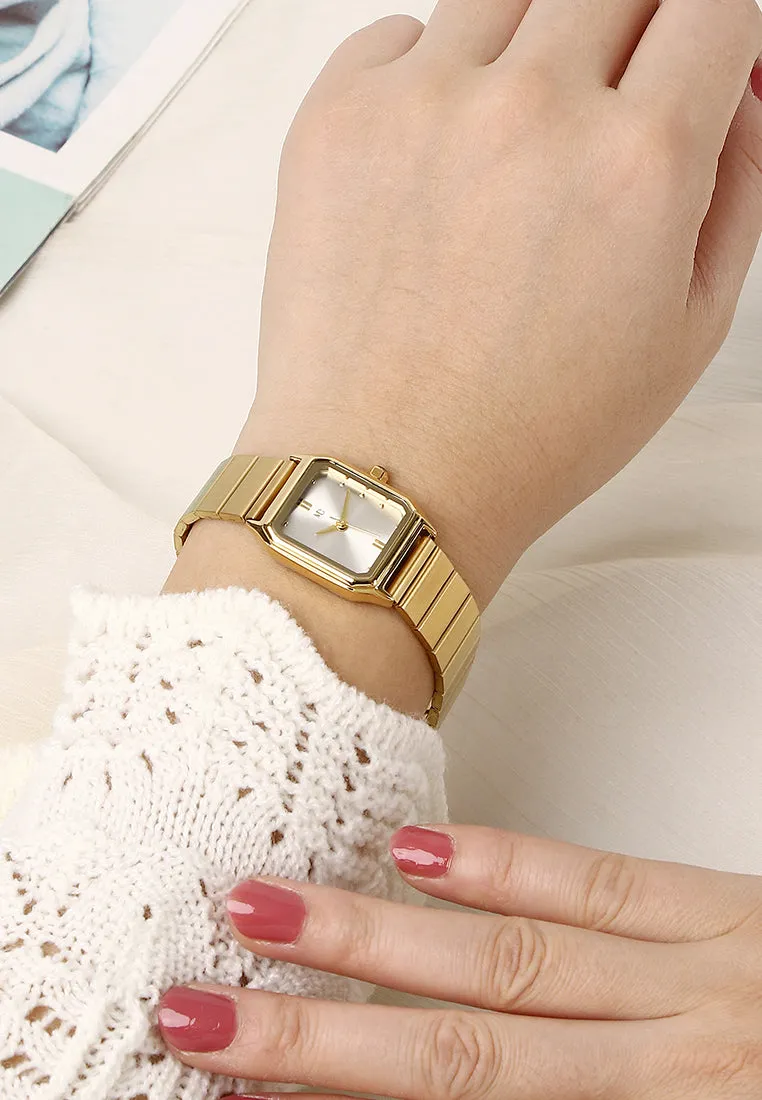 Dana Gold Stainless Steel Analog Watch (Gold)