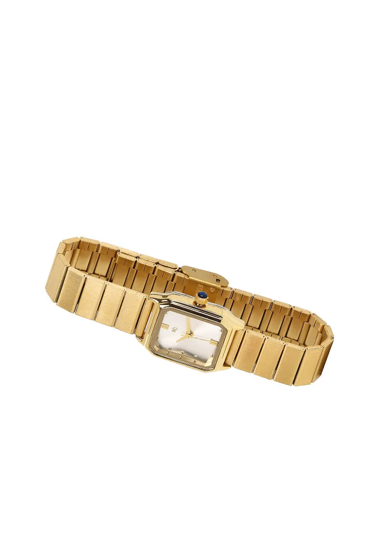 Dana Gold Stainless Steel Analog Watch (Gold)