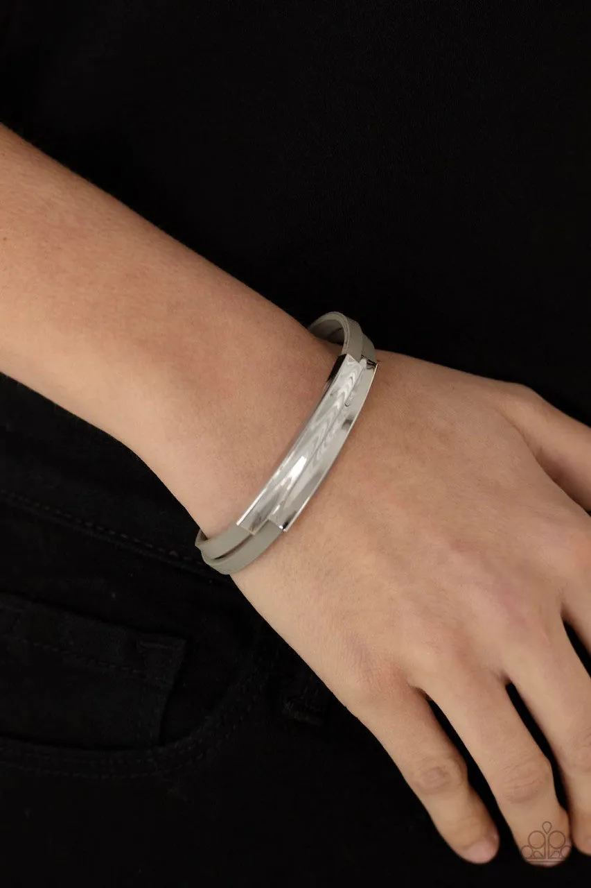 Dangerously Divine Silver Paparazzi Bracelet