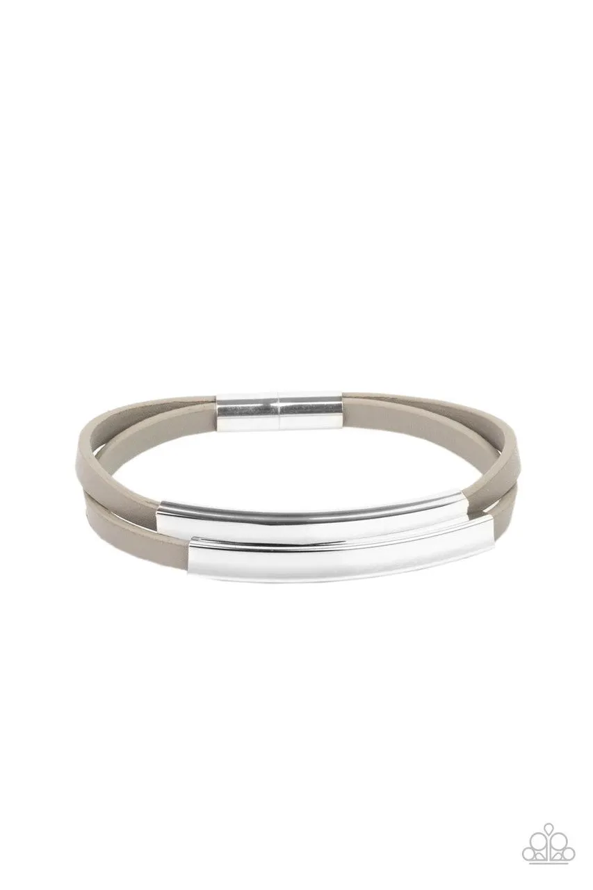 Dangerously Divine Silver Paparazzi Bracelet