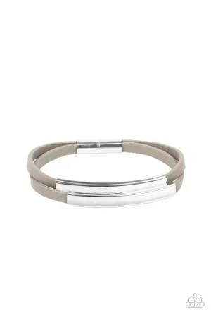 Dangerously Divine Silver Paparazzi Bracelet