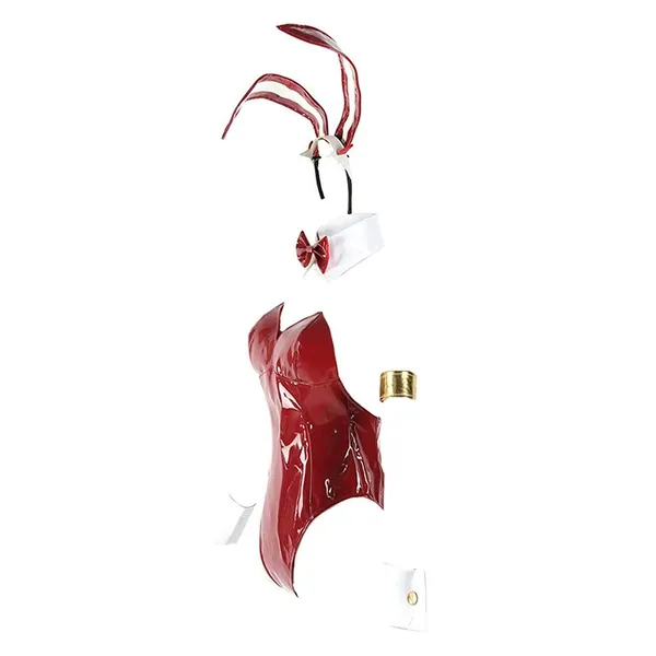 Darling In The Franxx Zero Two Red Bunny Suit Cosplay Costume