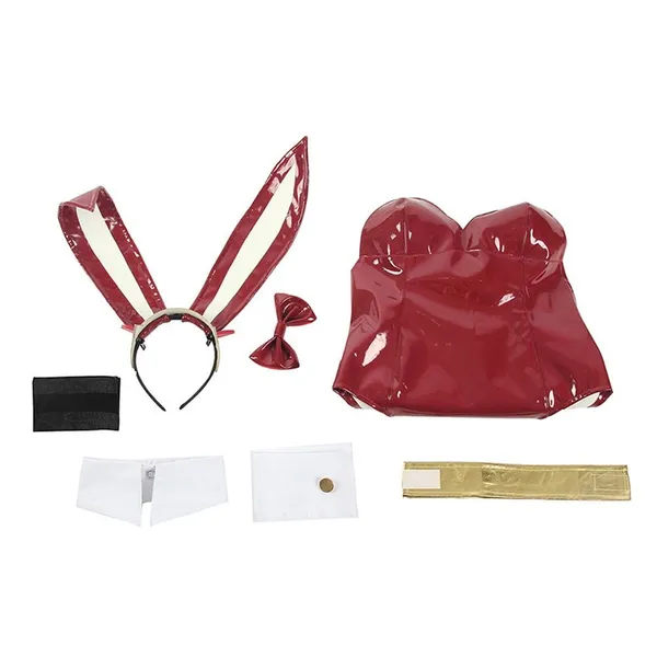 Darling In The Franxx Zero Two Red Bunny Suit Cosplay Costume