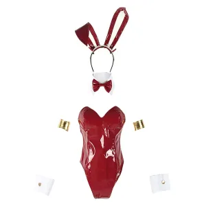 Darling In The Franxx Zero Two Red Bunny Suit Cosplay Costume