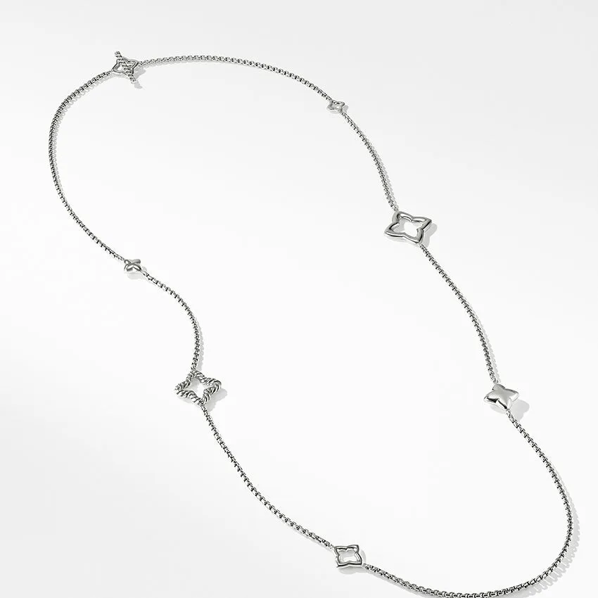 David Yurman Quatrefoil Chain Necklace