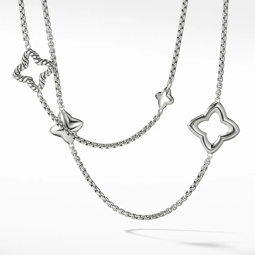 David Yurman Quatrefoil Chain Necklace