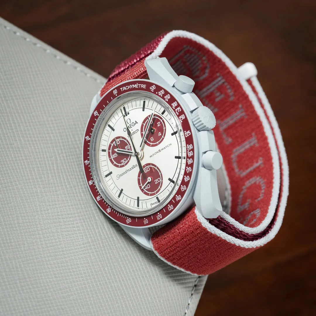 Delcro Maroon/Light Grey