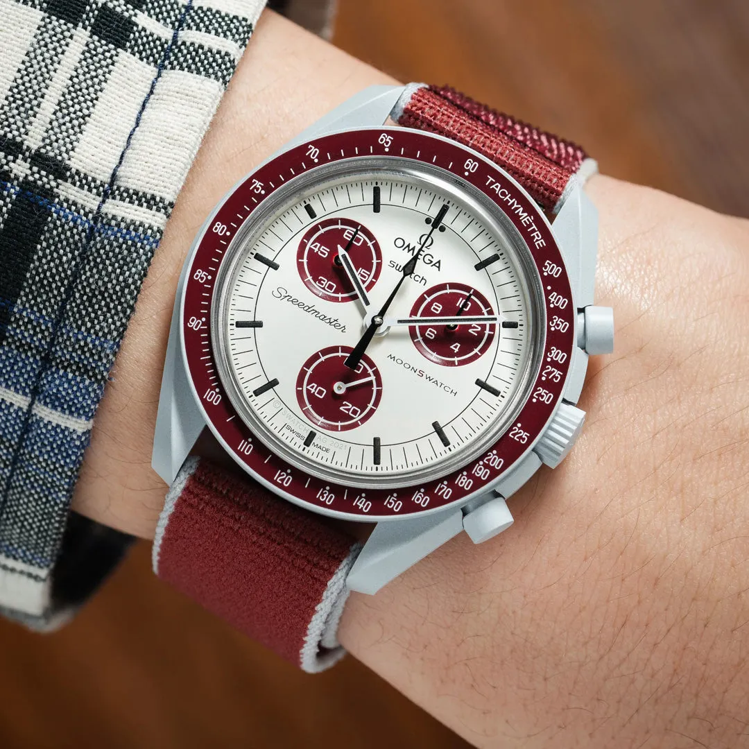 Delcro Maroon/Light Grey