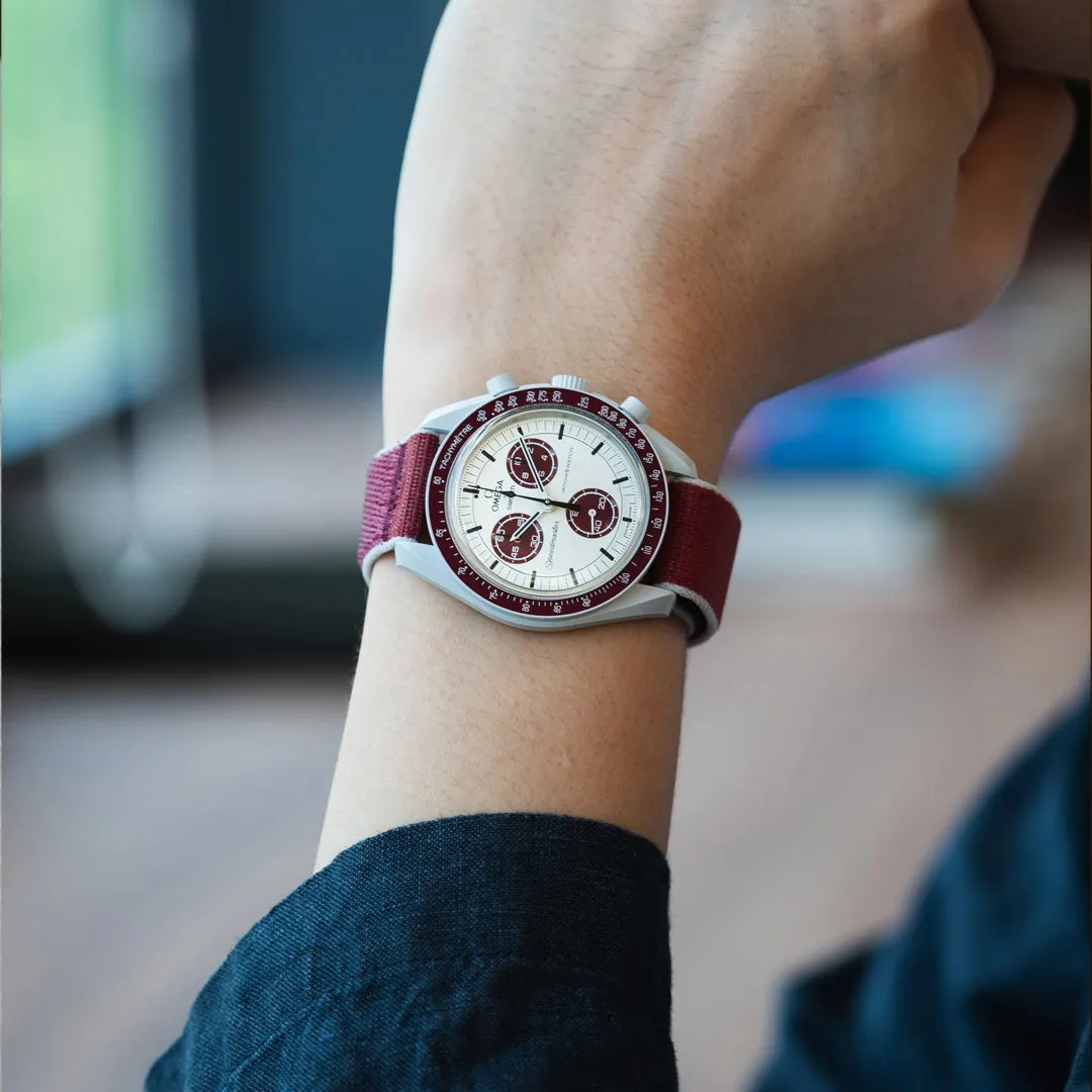 Delcro Maroon/Light Grey