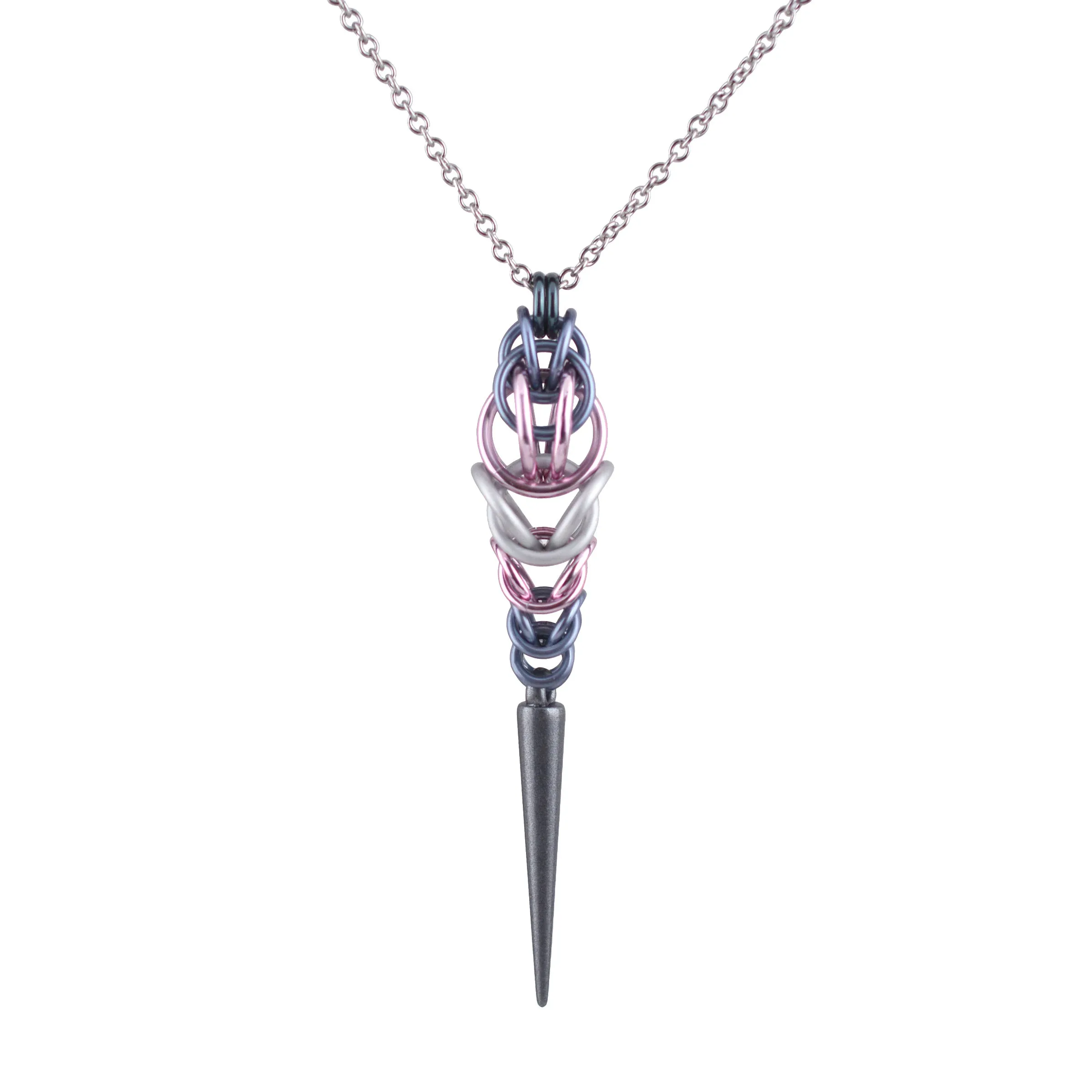 Demigirl Pride - Spike Pendant
