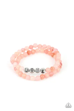 Devoted Dreamer Pink Bracelet Paparazzi