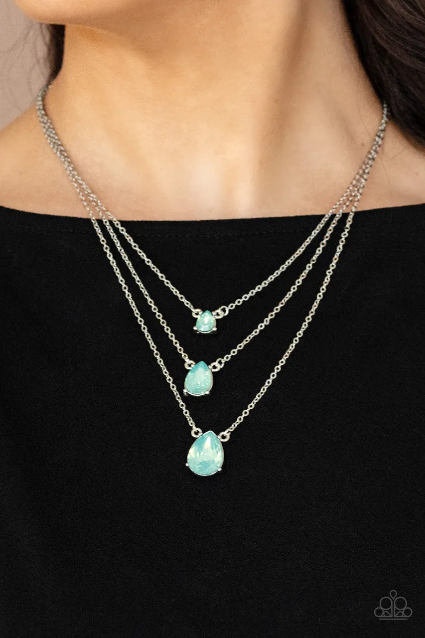 Dewy Drizzle Green Paparazzi Necklace