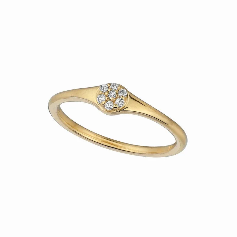 DIAMOND RING 14K GOLD (0.06 CTW) 2