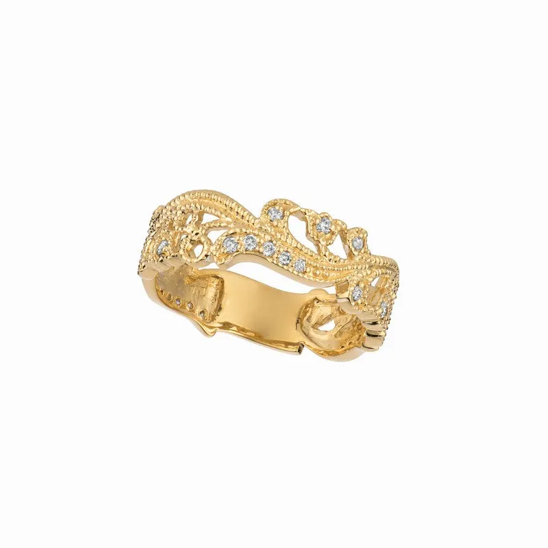 DIAMOND RING 14K GOLD (0.25 CTW) 4