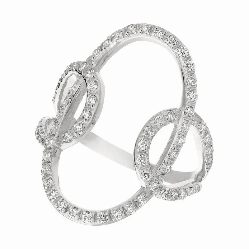 DIAMOND RING 14K GOLD (0.58 CTW) 2