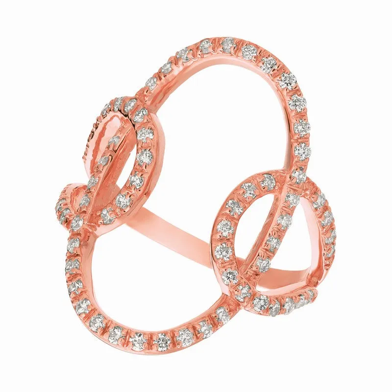 DIAMOND RING 14K GOLD (0.58 CTW) 2