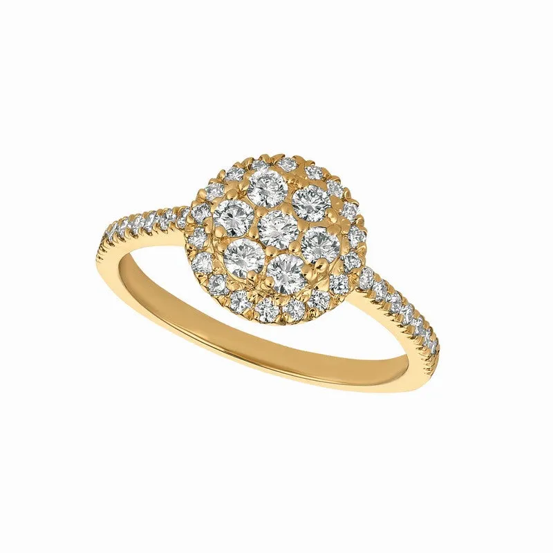 DIAMOND RING 14K GOLD (1 CTW) 11