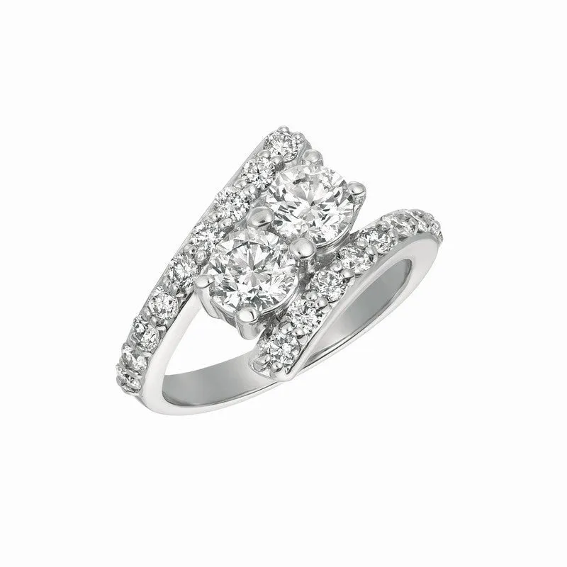 DIAMOND RING 14K GOLD (2 CTW) 1