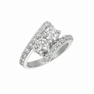 DIAMOND RING 14K GOLD (2 CTW) 1