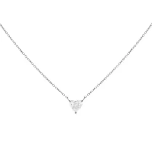 Diamond Tiny Heart Necklace 14K