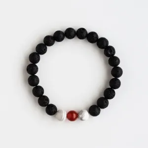 Diffuser Bracelet with Red Bead