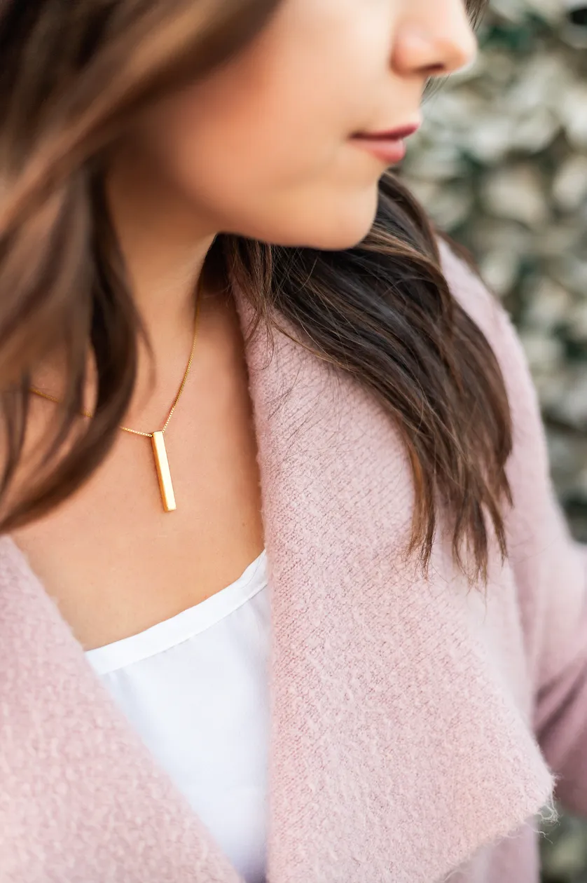 Dropdown Bar Necklace