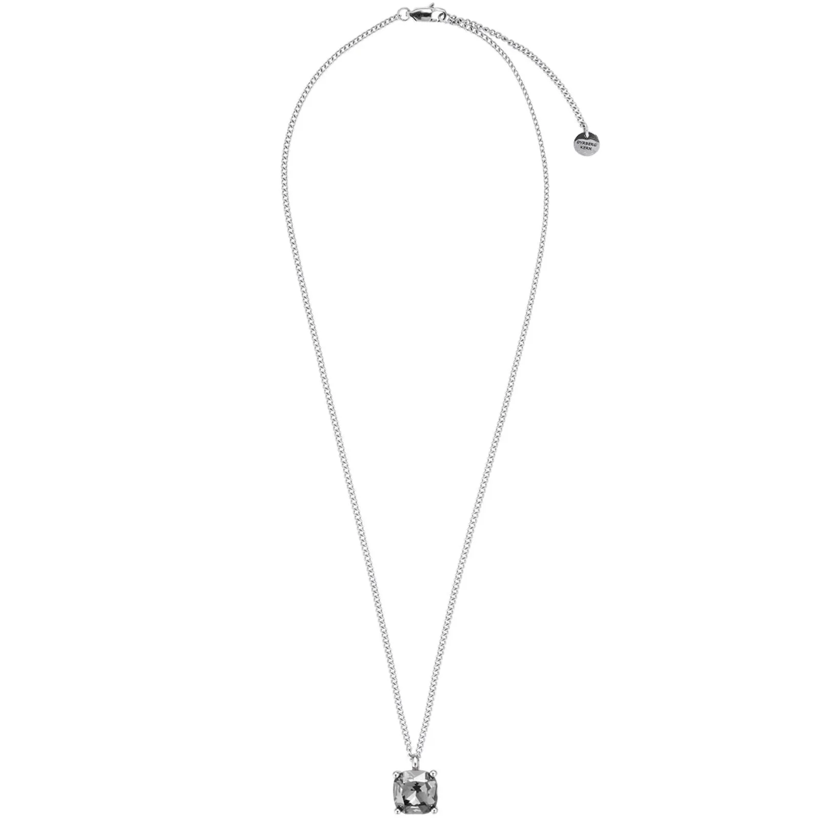 Dyrberg Kern Manny Silver Necklace - Light Grey
