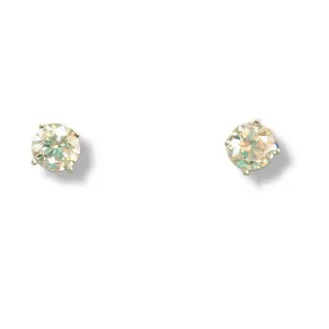 Earrings Cubic Zirconia Round